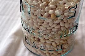 beans in mason jar